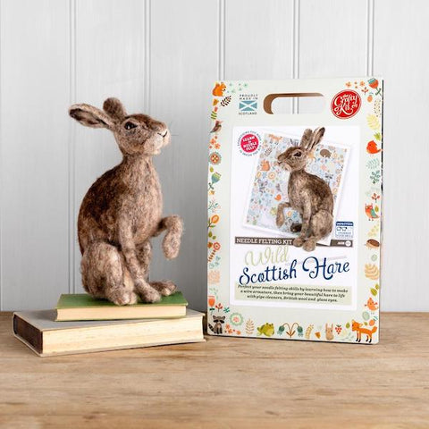 Wild Scottish Hare the Crafty Kit Company 