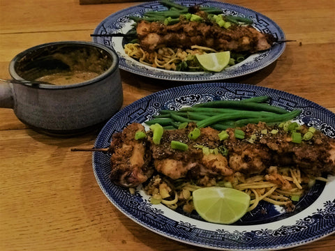 Satay pheasant recipe 