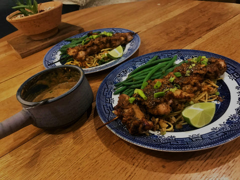 Satay pheasant recipe 