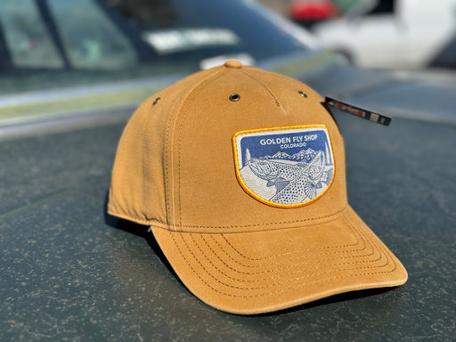 Fly Fish Food Logo Hat - Loden/Gold