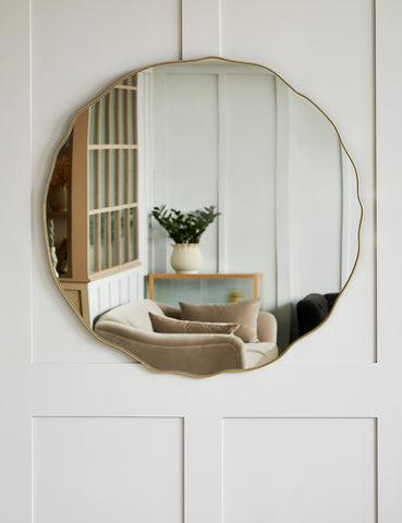 Frill frame mirror by Rose & Grey