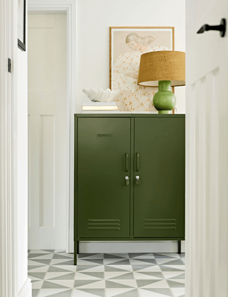 Hallway - olive green
