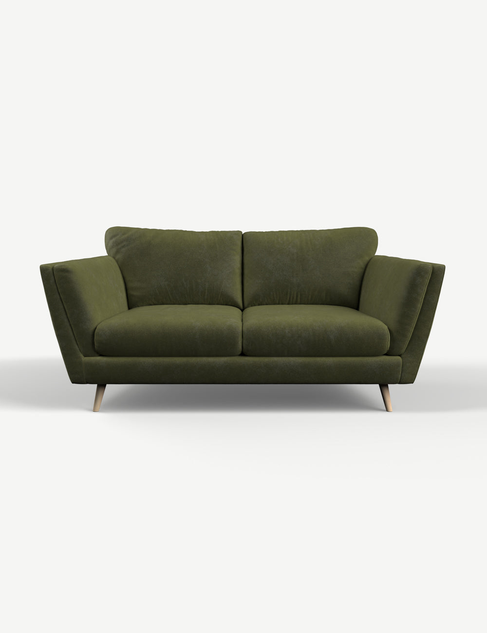 Richmond Sofa 2 Seater Pine Green Classic Velvet