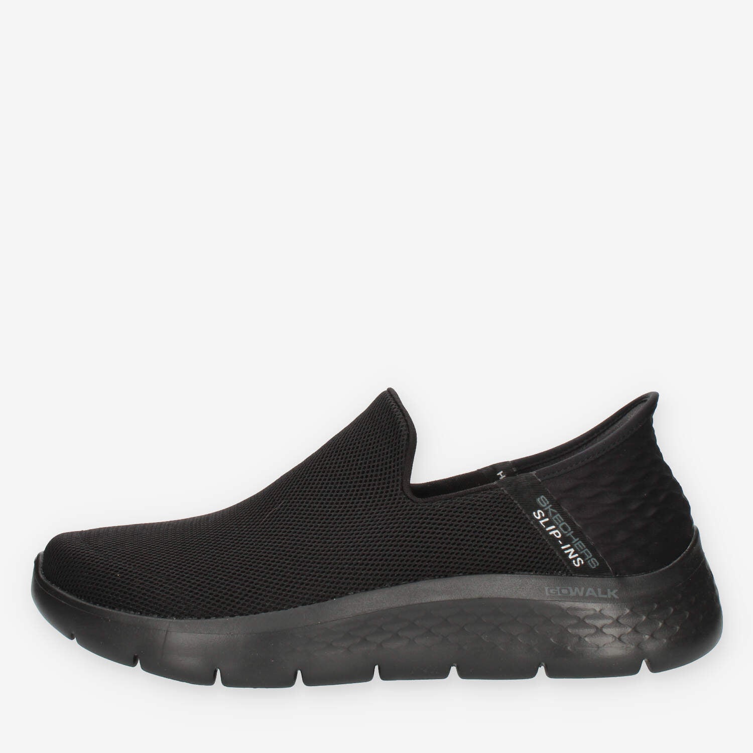 skechers go walk flex slip on nere da uomo, nero, uomo