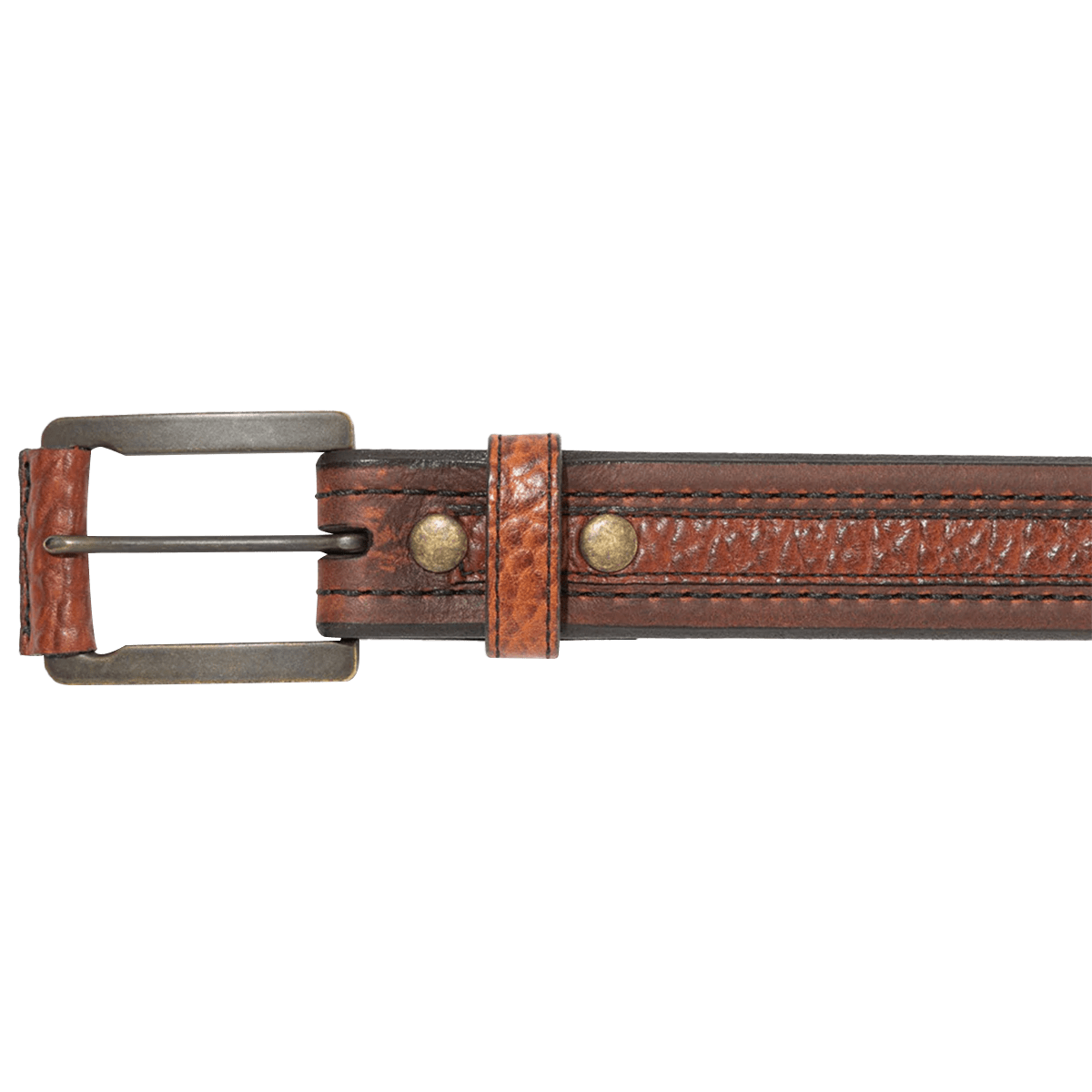 Western belt buckle with buffalo 40 mm
