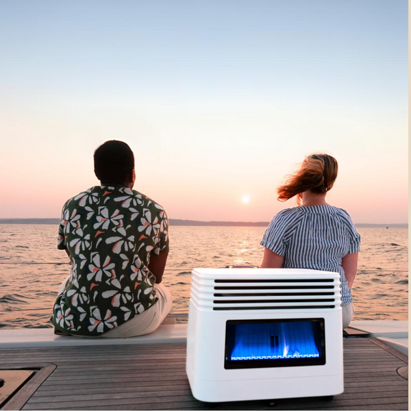 The BlazOn EMBER forced air portable marine heater makes every sunset memorable!