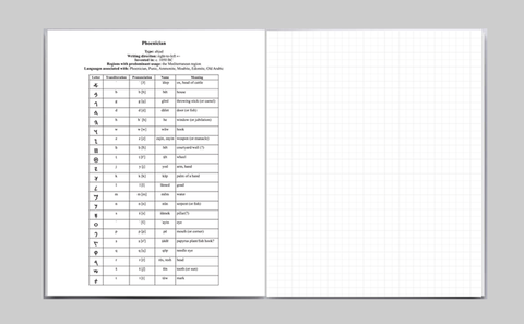 100 writing systems of the world structure