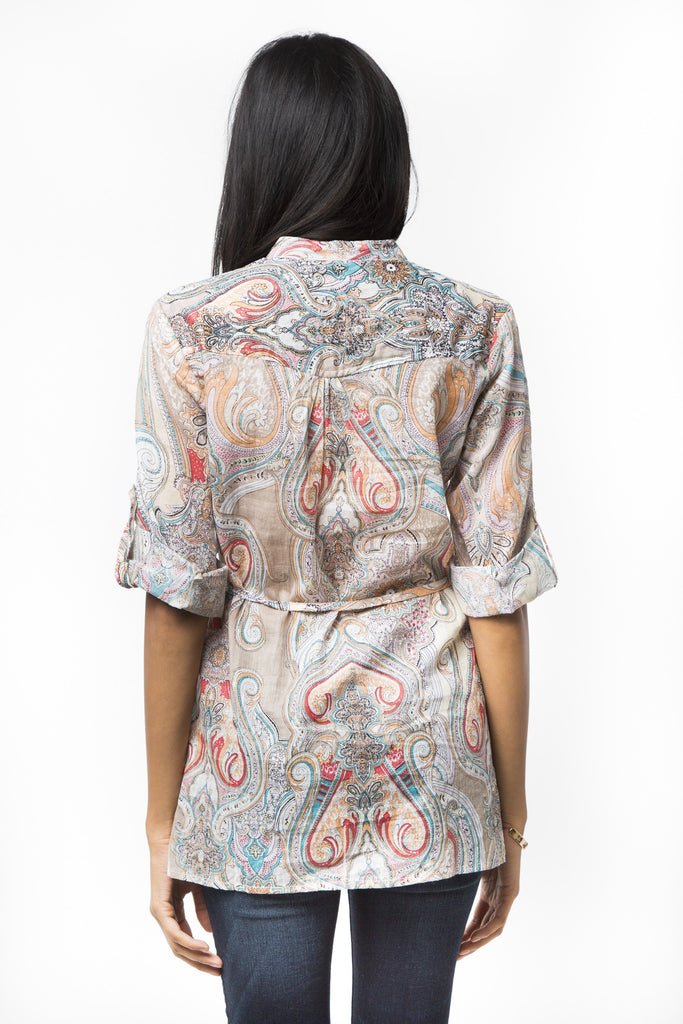 Paisley Suki Popover Tunic – Pleated Empire