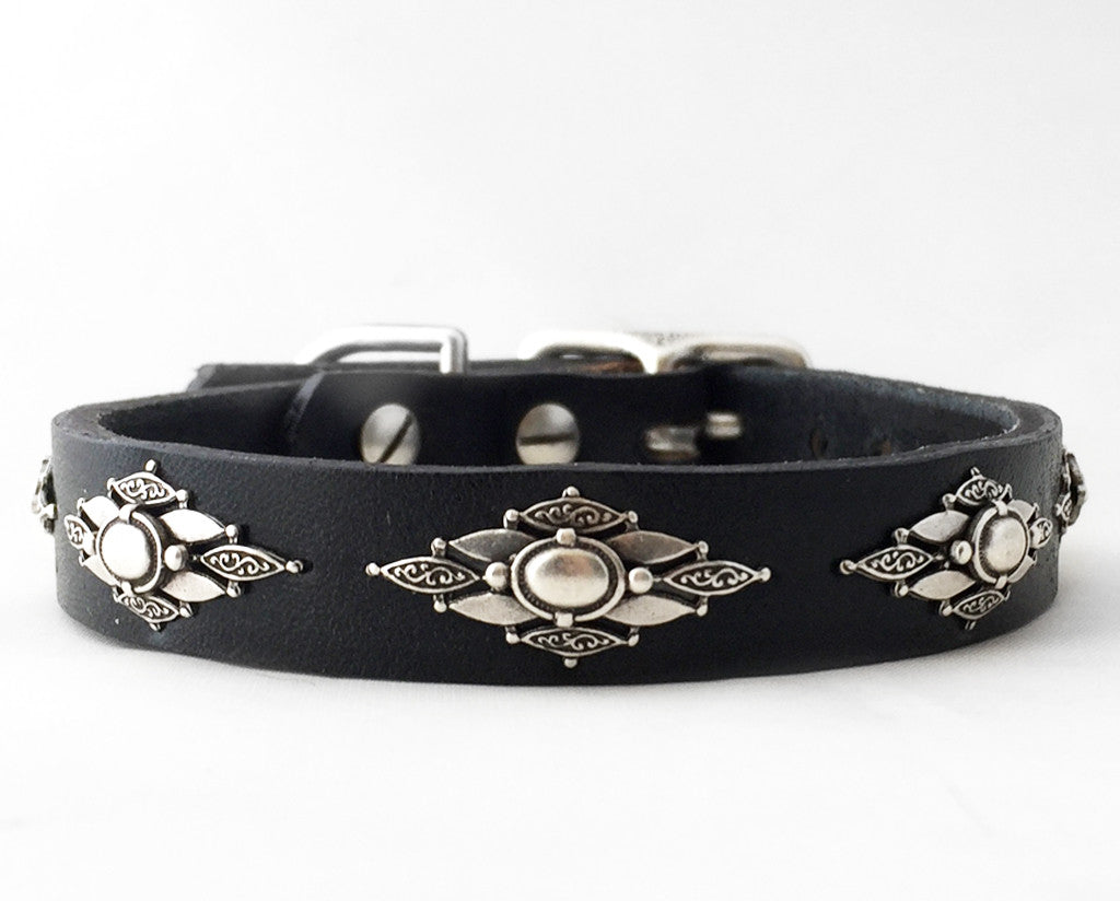 leather collars for small dogs