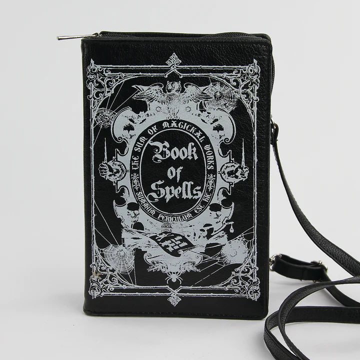 Glow in the Dark Book of Spells Crossbody Bag