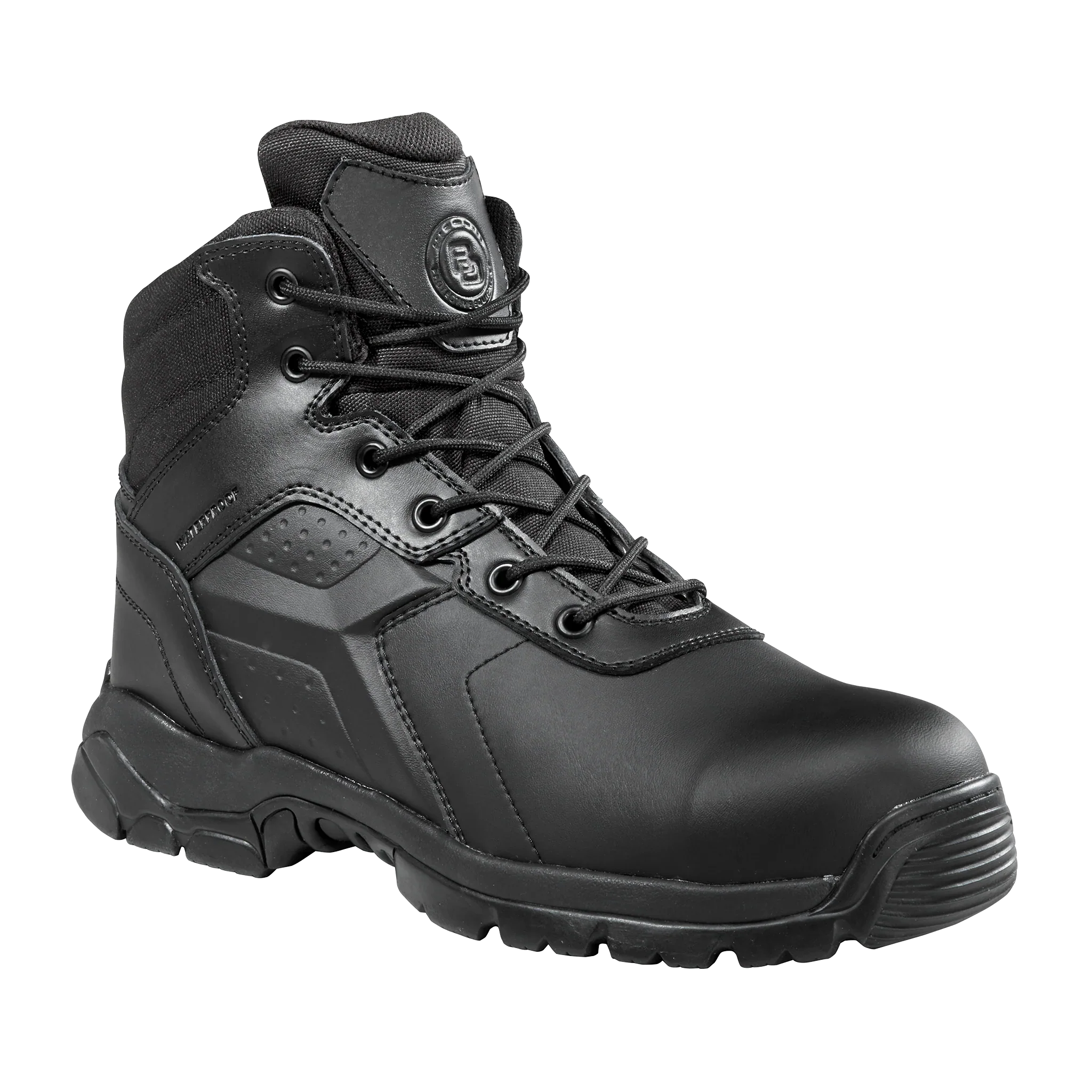 8-inch Waterproof Tactical Boot - Side Zip Non Safety Toe – Black Diamond