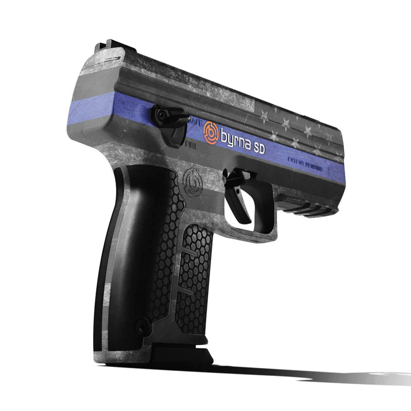 BYRNA SD LAUNCHER WRAP - THIN BLUE LINE BY GUNSKINS