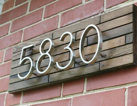 address plate