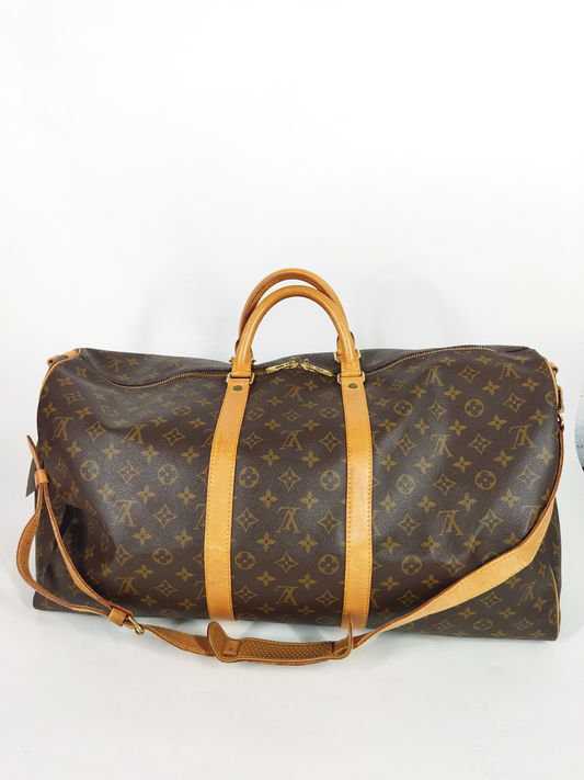 Louis Vuitton Keepall Epi 55 Red in Leather with Brass - US