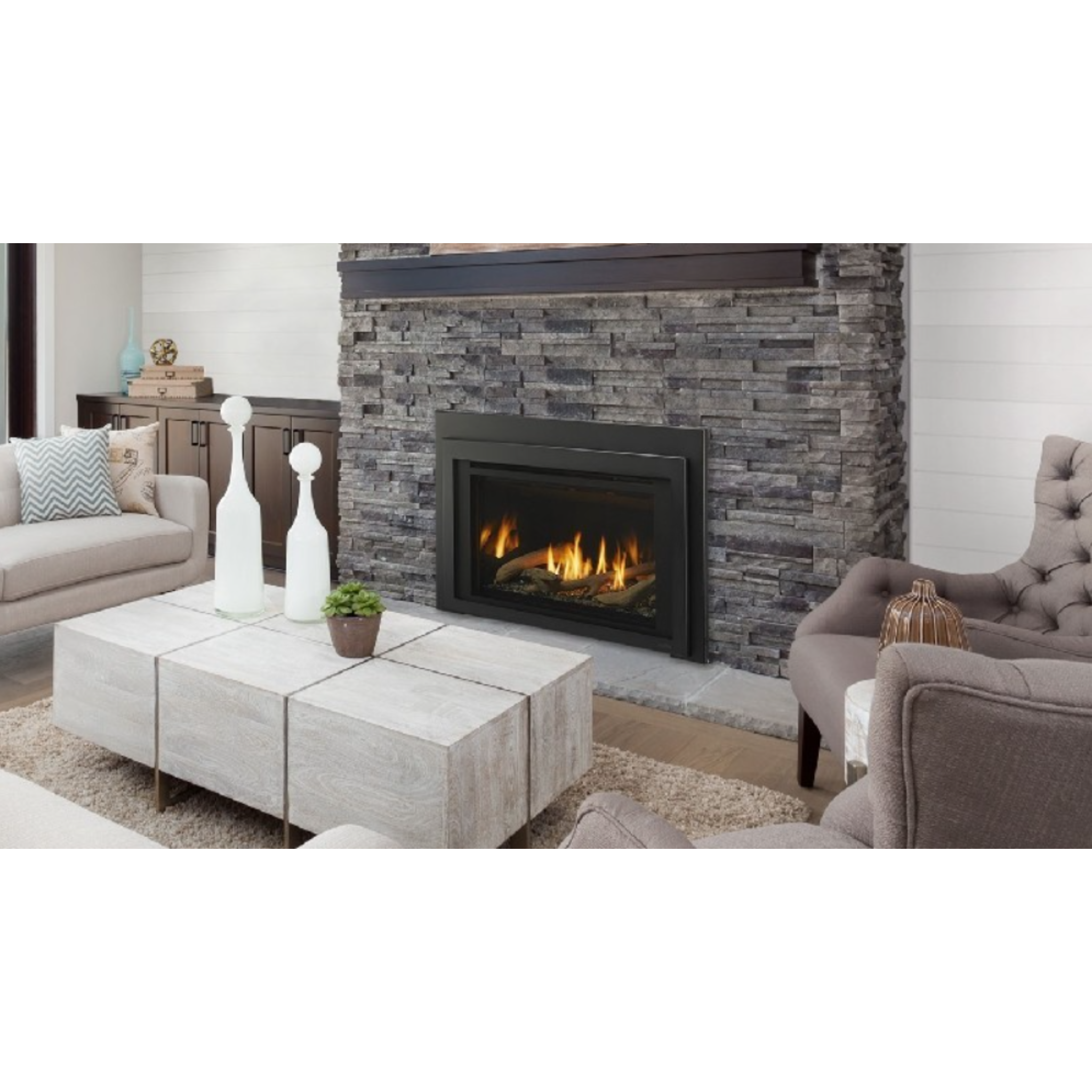 Majestic Ruby 35 direct vent gas insert with Intellifire touch RUBY35IN