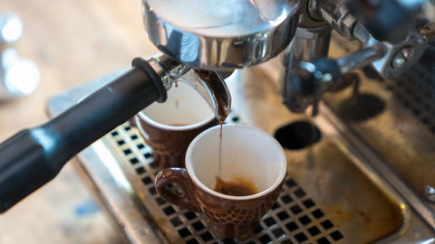 Plumbing-in espresso machine