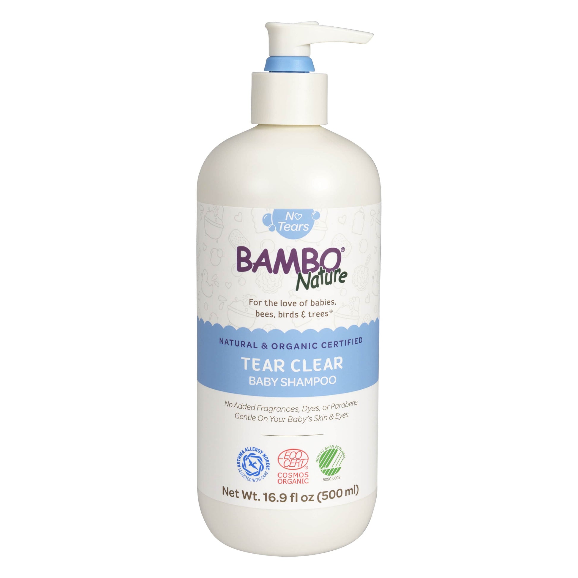 Incarijk spiegel onvoorwaardelijk Tear Clear Skin-Friendly Baby Shampoo | Baby Skincare – Bambo Nature USA