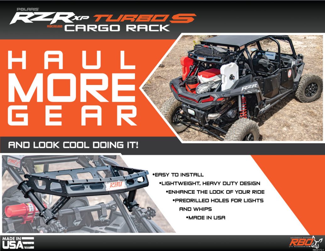 Polaris Turbo S UTV Cargo Rack features and benefits