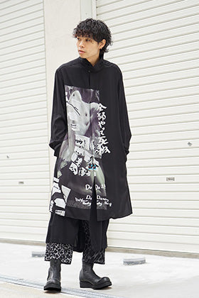 Yohji Yamamoto 19SS Print Blouse Styling