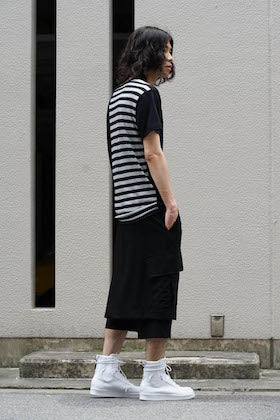 Yohji Yamamoto Vertical Switched Part T-Shirt Style