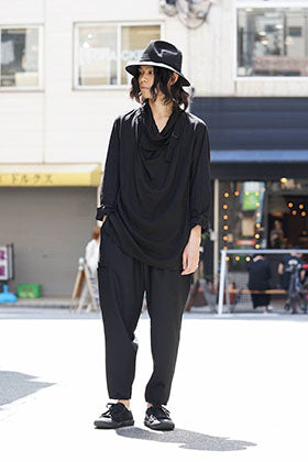Yohji Yamamoto AW17 Drape Shirt Style