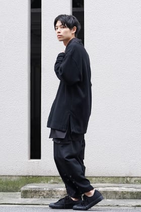 Yohji Yamamoto - ヨウジヤマモト 19-20AW Wore Tops Over Shirts Style