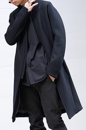 D.HYGEN 19-20AW Antwerp melton High neck coat Style