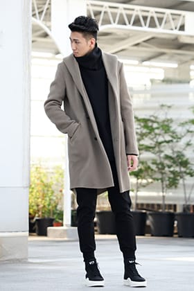 .LOGY kyoto 19-20AW ATTACHMENT 【Cashmere mixed double face beaver hooded coat】 STYLE!!