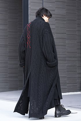 Yohji Yamamoto 19-20AW Winter Knit Coat Style