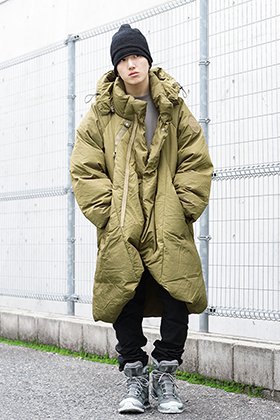 HAMCUS & 11 by BBS & The Viridi-anne 19aw khaki downcoat Styling !!