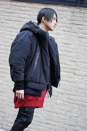 NILøS Black × Deep Red 19aw Styling !!