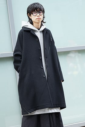 B Yohji Yamamoto - ビーヨウジヤマモト x Yohji Yamamoto - ヨウジヤマモト Casual Like Coat Style