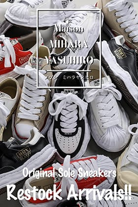 [Restock Information] The original sole sneaker from Maison MIHARAYASUHIRO is back in stock!