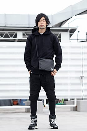 20SS Y-3 "CRFT GRAPHIC HOODIE" Black Styling!!