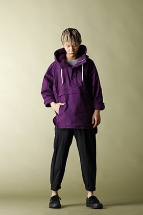KAZUYUKI KUMAGAI "Cotton cordura ox anorak jacket" Purple Cordinate!!