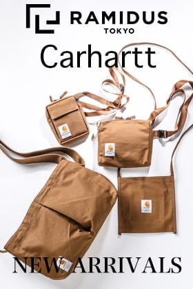 [入荷情報] RAMIDUSよりCarhartt WIPとのコラボレーションバッグが4型入荷！