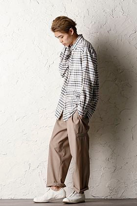 STEPHAN SCHNEIDER 20SS Linen Plaid Shirt Style