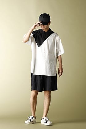 .LOGY Kyoto Y-3 20SS SWM WOVEN POLO SHIRT casual STYLE!!