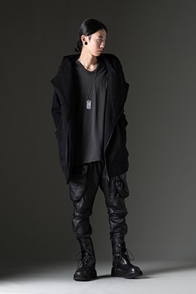 JULIUS 2023 -24 AW Military Details Zip-up Hoodie Styling