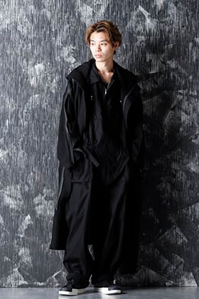 BYY 20-21AW Jump Suit x Knit Coat Style