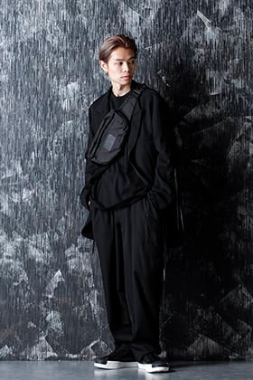 B Yohji yamamoto - ヨウジヤマモト 20-21AW セットアップの着崩しスタイル