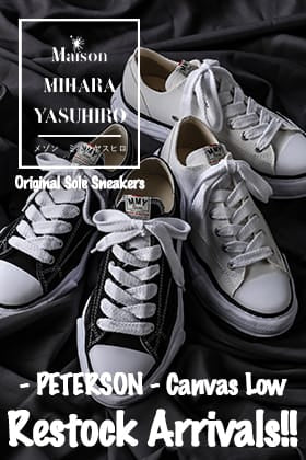 [入荷情報]  只今よりMaison MIHARAYASUHIRO オリジナルソールスニーカー「PETERSON - ピーターソン」の販売を開始します！