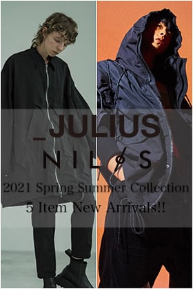 JULIUS & NILøS 2021SS Collection 5 Item New Arrivals!!
