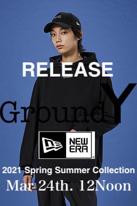 Ground Y × New Era  2021SS Collection ill go on sale on March 24th at 12 noon！