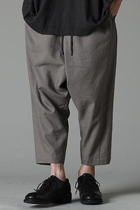 DEVOA 2023SS Drop Crotch Cropped Pants Styling
