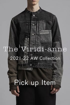 The Viridi-anne (ザヴィリディアン) 21-22秋冬コレクション×ISAMU KATAYAMA BACKLASH ピックアップブログ