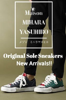 Maison MIHARAYASUHIROのオリジナルソールスニーカーより人気アイテムが2型入荷しました!!