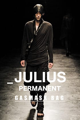 JULIUS(ユリウス) パーマネントライン ガスマスクバッグのご紹介