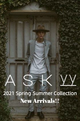 ASKYY 2021SS Collection New Arrival【Slash Cutsew】