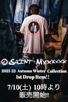 SAINT MICHAEL(セントマイケル) 2021-21AWコレクション 1st Drop Item 7/10(土) 正午10時より販売開始！